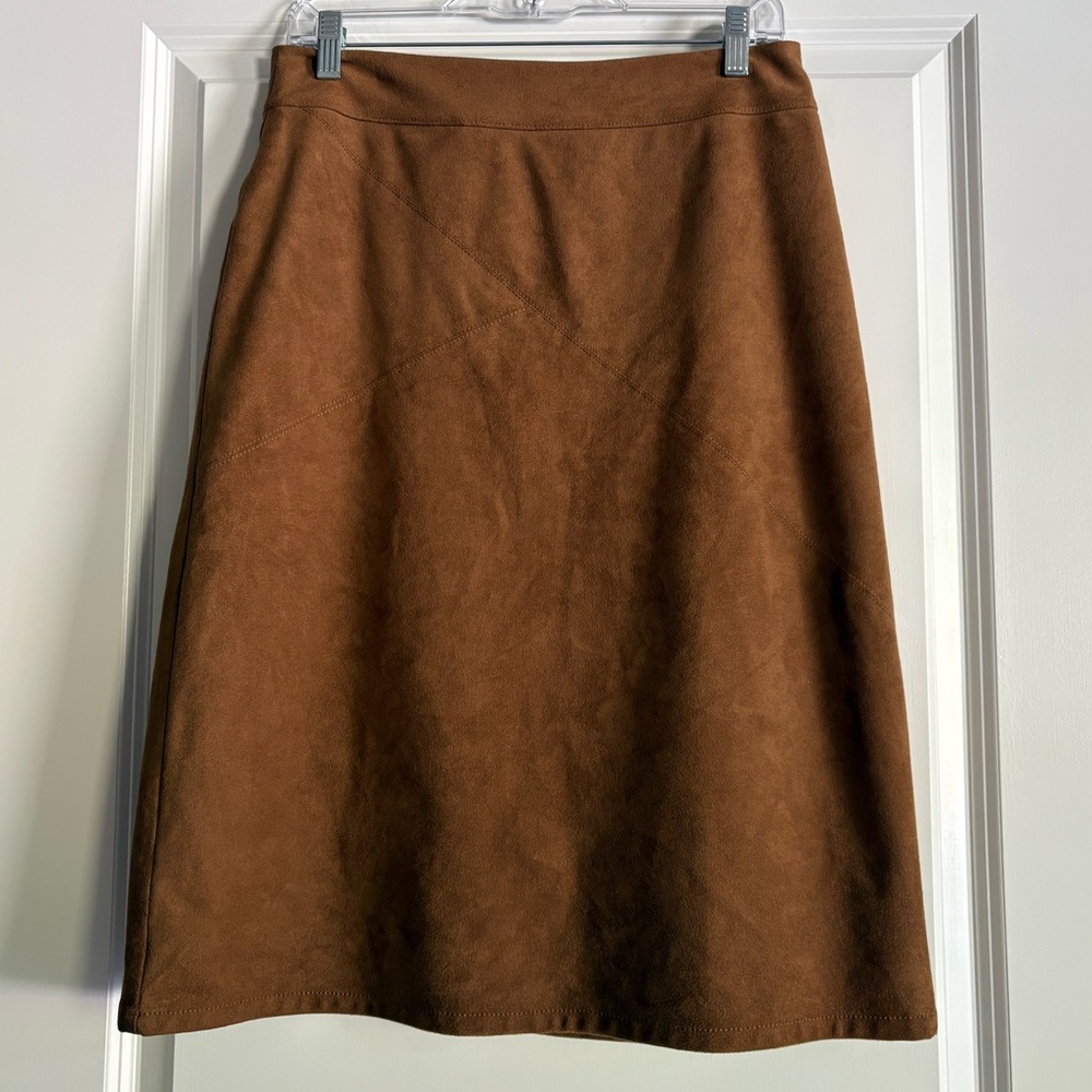 Chicos Faux Suede Women’s Skirt